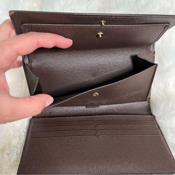 Louis Vuitton damier ebene long wallet - preowned - Picture 5 of 8